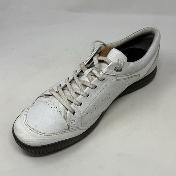 ECCO Golf Street Retro Shoes Mens 12 EU 46 White Leather Hydromax Spikeless main image 5